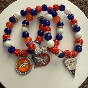 NFL Orange and Blue Charm Bracelets
Denver Broncos